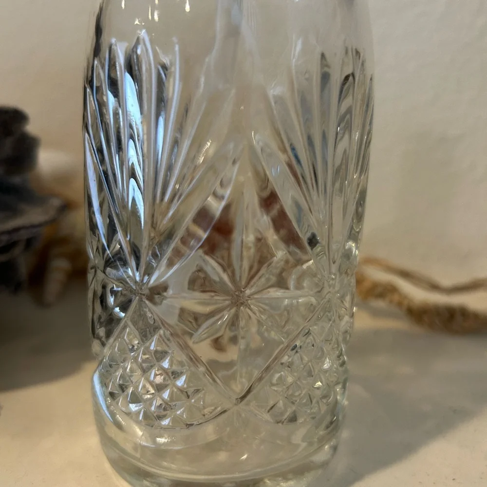 Vintage Houbigant Paris Demi Jour Empty Glass Lotion Bottle.